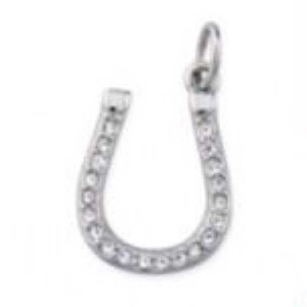Stella & Dot Horseshoe Charm - SILVER